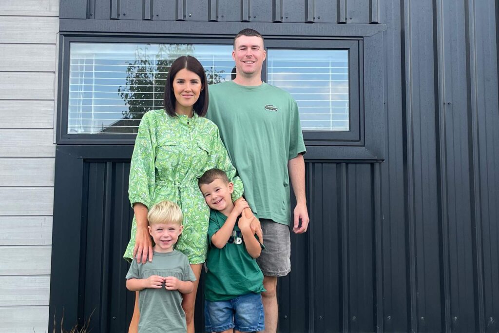 Ashlee, Corbyn and their two children on finding their perfect family home at Jack’s Landing