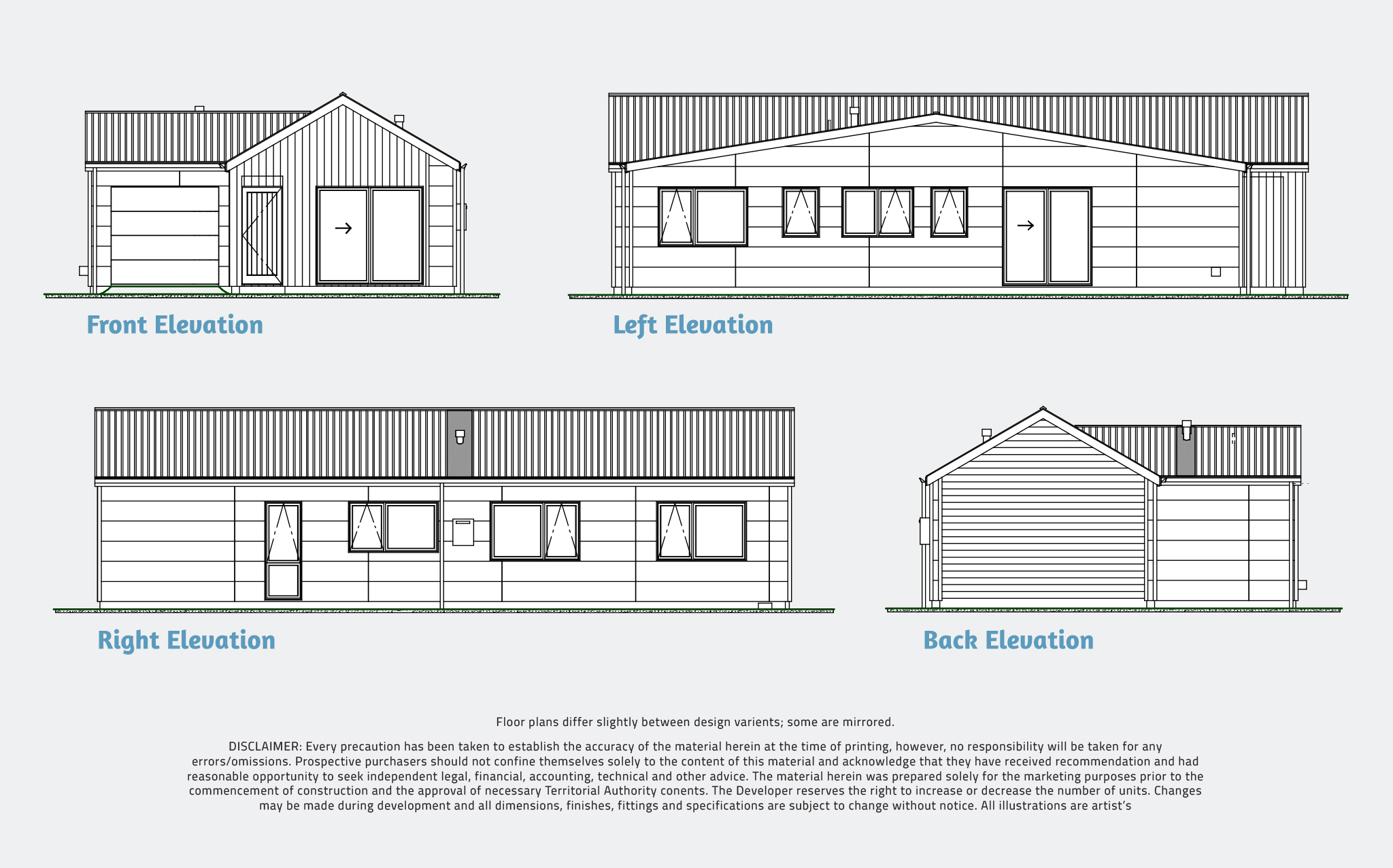 Type C – Three-bed, 2-bath single storey Hamilton home