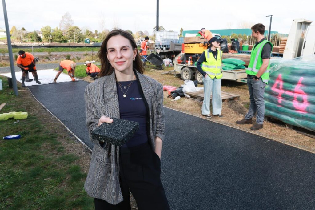 Speirs says the product has been popular with council projects in Australia, and has even been used for cycle ways.