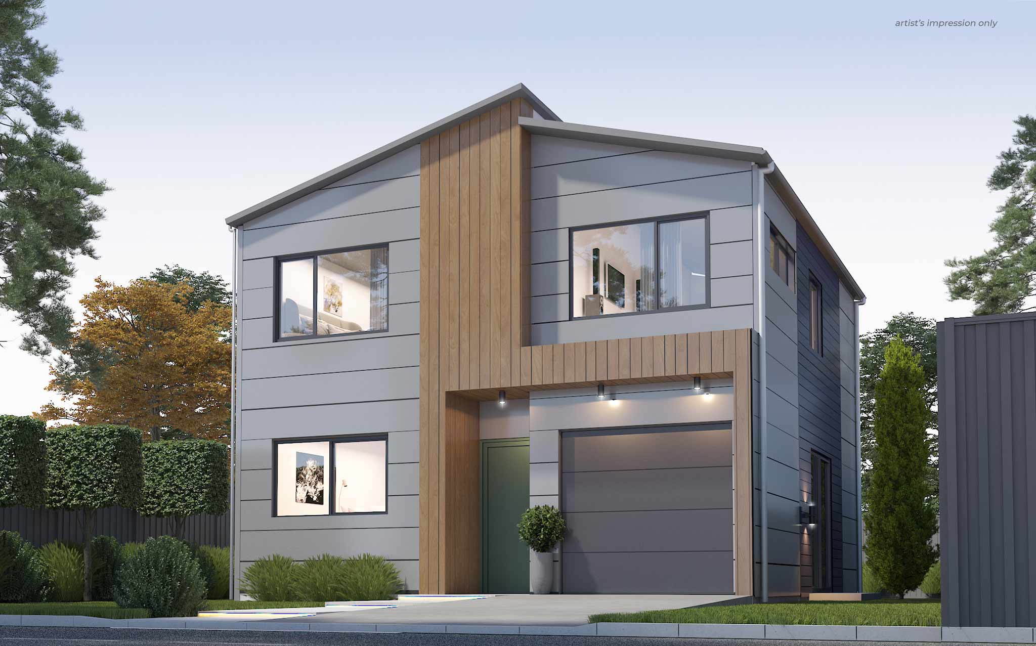 Type D – Three bed, 2.5 bath Hamilton home