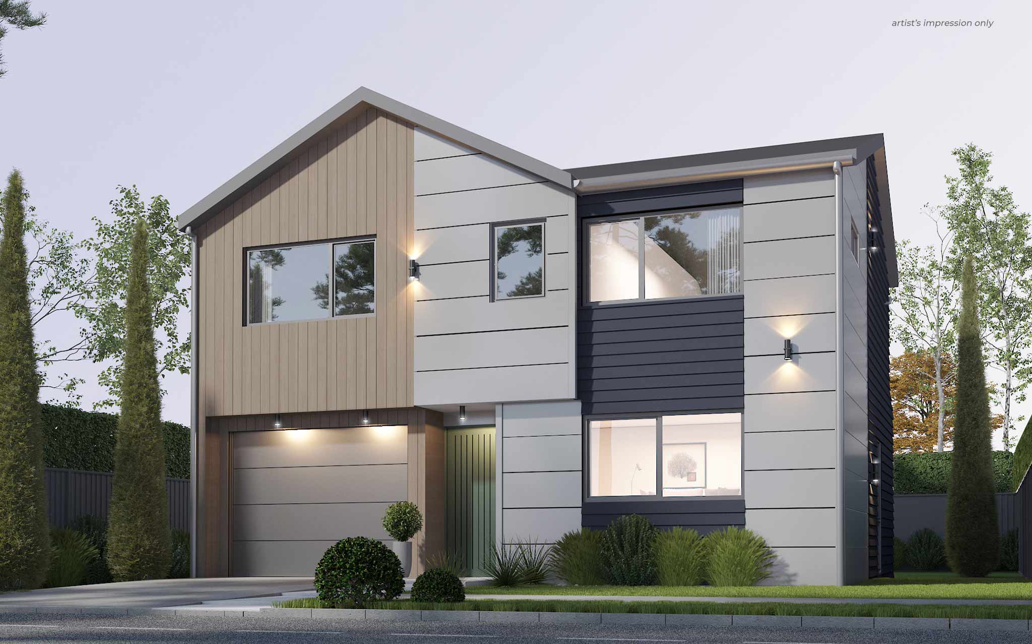 Type E – Three bed, 2.5 bath Hamilton home