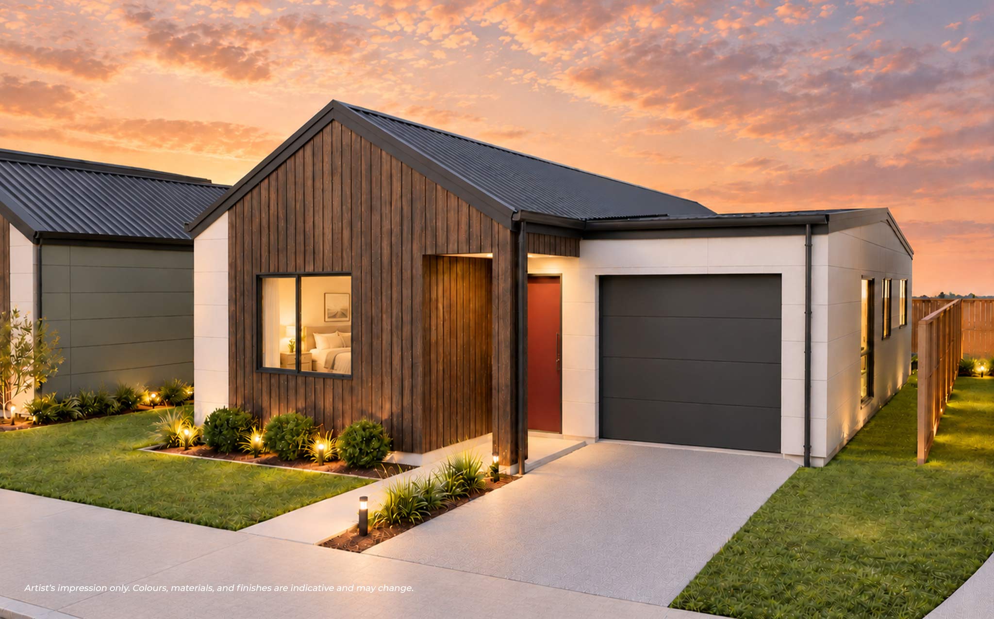 Type CC – Single storey, 3 bed, 2.5 bath Hamilton home