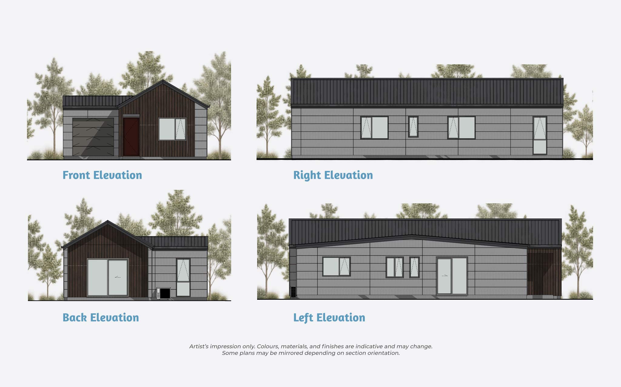 Type CC – Single storey, 3 bed, 2.5 bath Hamilton home