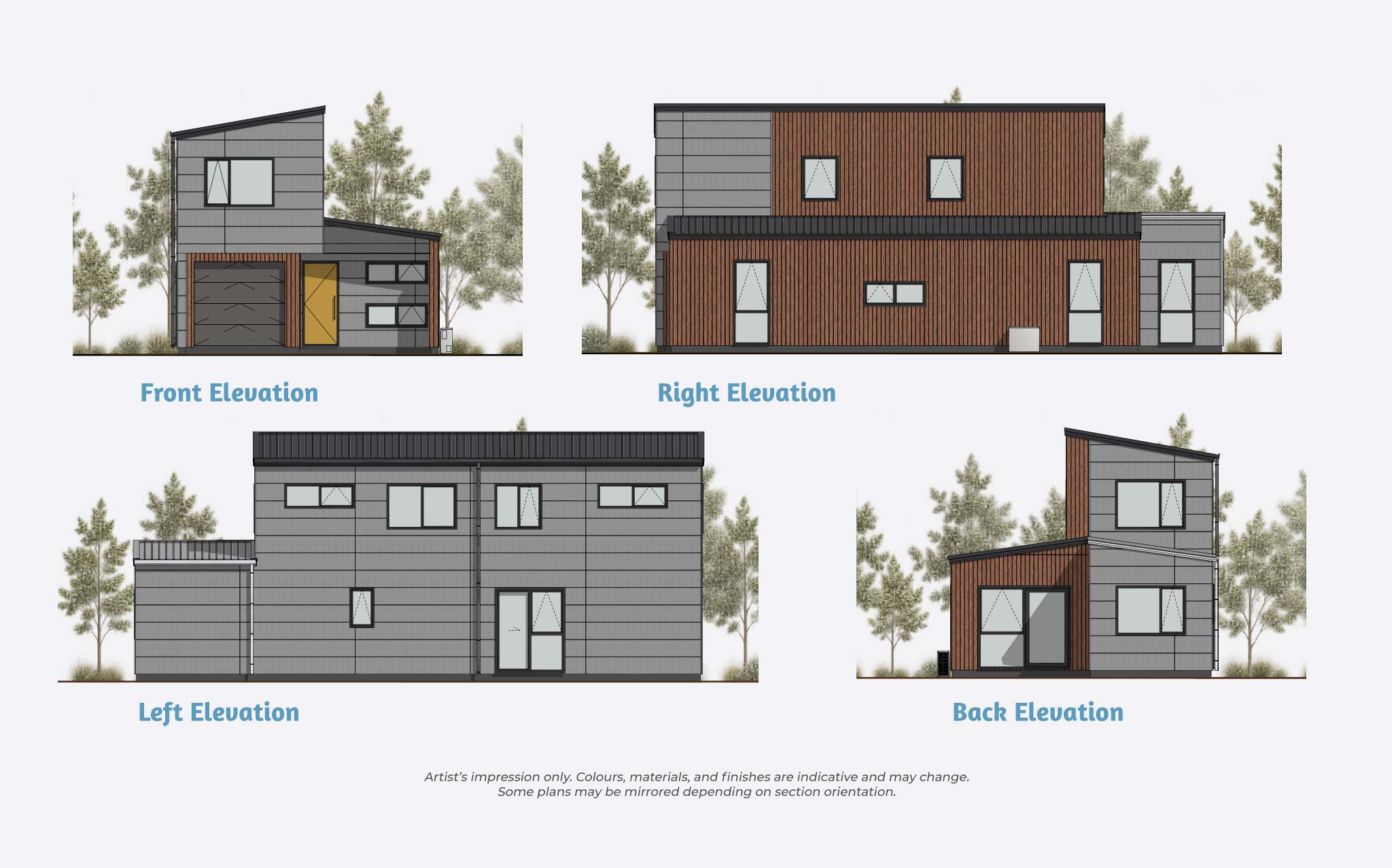 Type GG – three-bed, 2.5-bath two storey Hamilton home